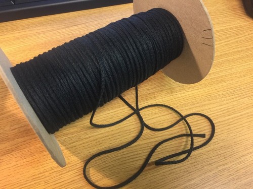 Cotton drawcord round - 1/8",